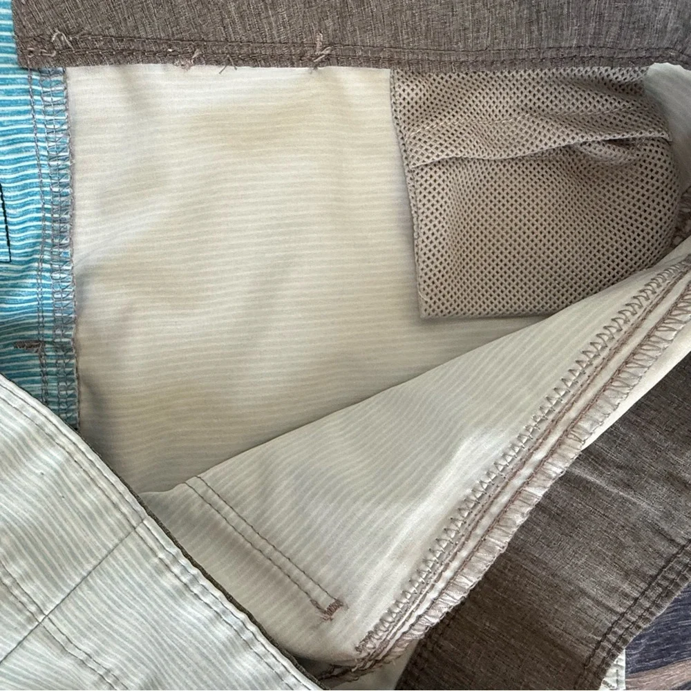 Hurley Board Shorts Men's 34 Blue Gray Swim Trunks‎ Surfer Coastal Vacation Y2K